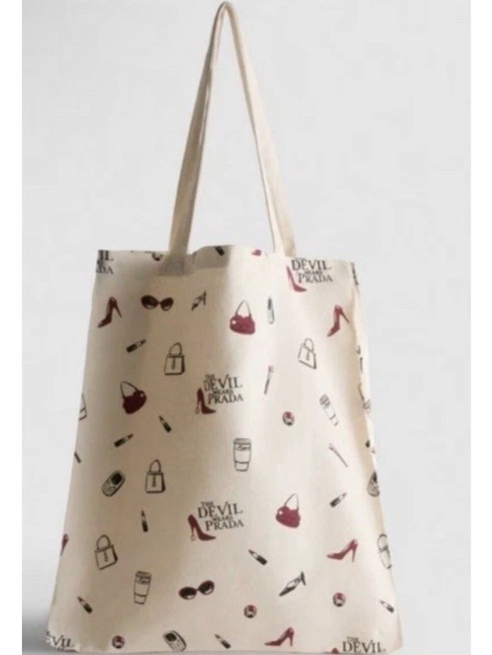 The Devil Wears Prada Reusable Canvas Bag Tote Fashion Print Primark New